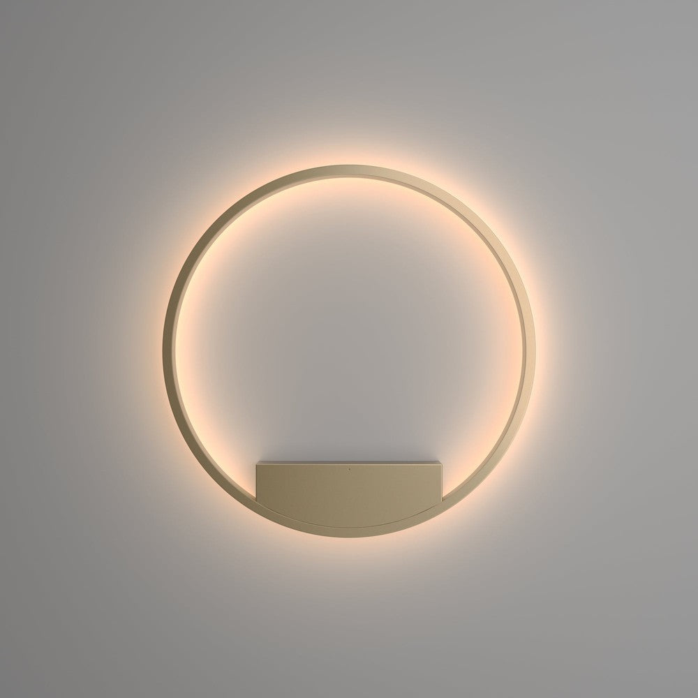 Rim Wall Lamp With Brass Styling - Warm Tones (Medium)-Maytoni-South Charlotte Fine Lighting