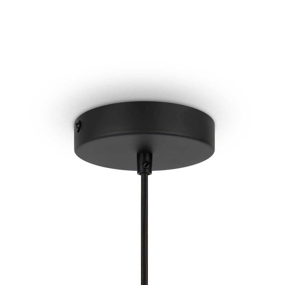 Roots Orbital Pendant Light With Beige Wooden Lampshade-Maytoni-South Charlotte Fine Lighting