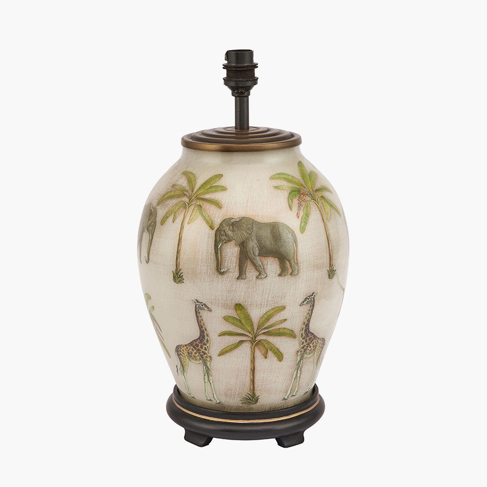 Safari Table Lamp Base (Medium)-Jenny Worrall-South Charlotte Fine Lighting
