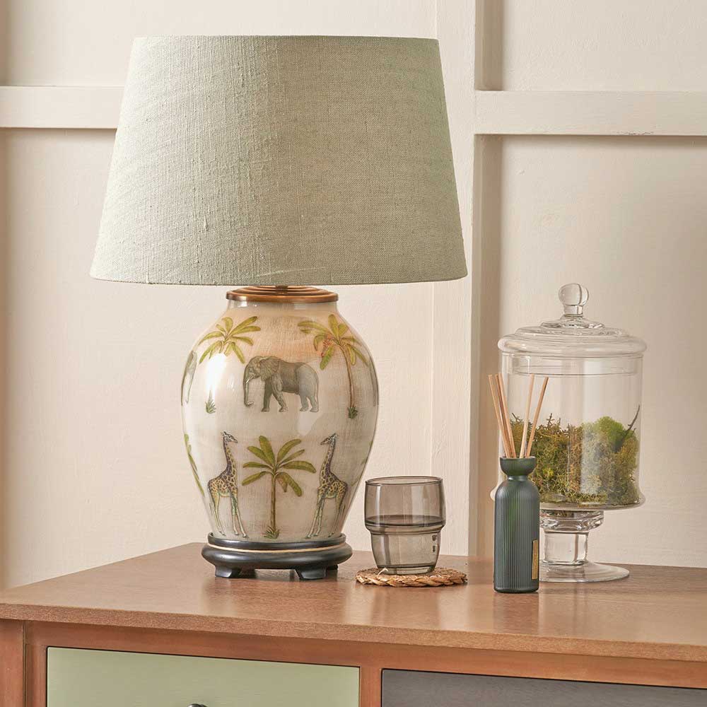 Safari Table Lamp Base (Medium)-Jenny Worrall-South Charlotte Fine Lighting