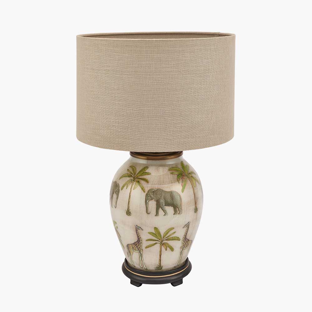 Safari Table Lamp Base (Medium)-Jenny Worrall-South Charlotte Fine Lighting