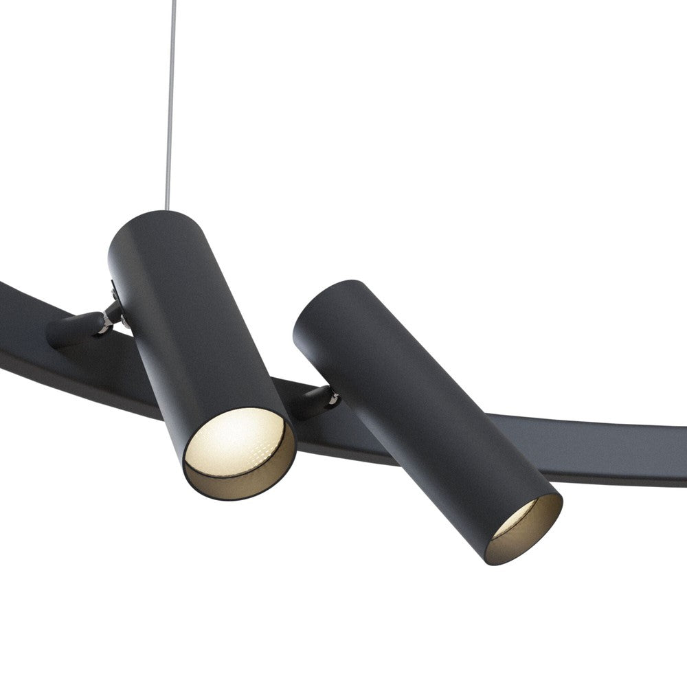 Satellite Pendant Lamp In Black-Maytoni-South Charlotte Fine Lighting
