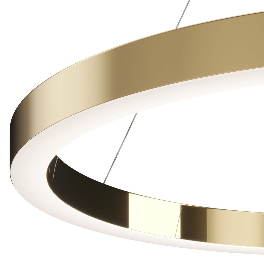 Saturno Pendant Lamp With Brass Styling - Large-Maytoni-South Charlotte Fine Lighting