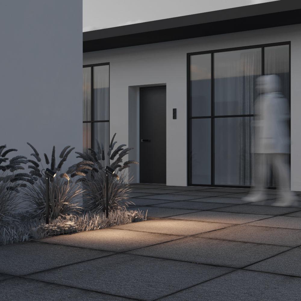 Scope Lamp Post Spotlight-Maytoni-South Charlotte Fine Lighting