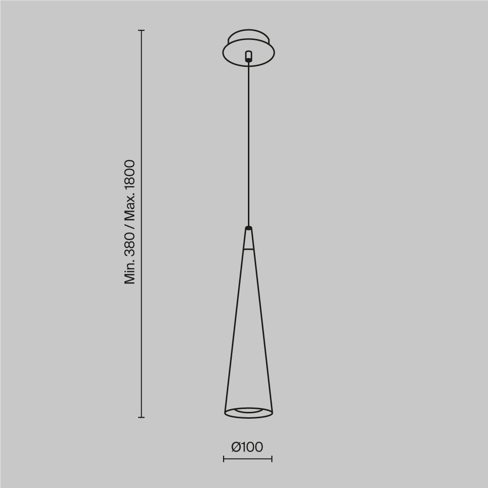 Nevill Pendant Lamp Black