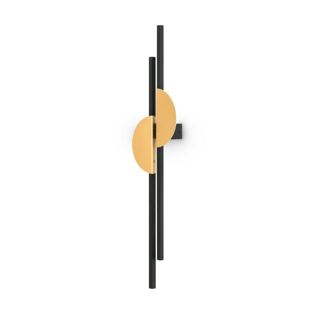 Skyline Vertical Wall Lamp In Black-Maytoni-South Charlotte Fine Lighting