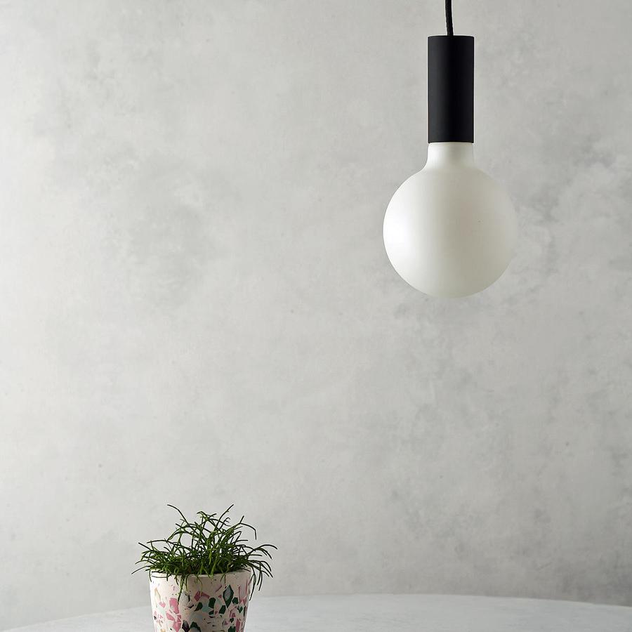 SPIN PENDANT LIGHT IN BLACK-Well Lit-South Charlotte Fine Lighting