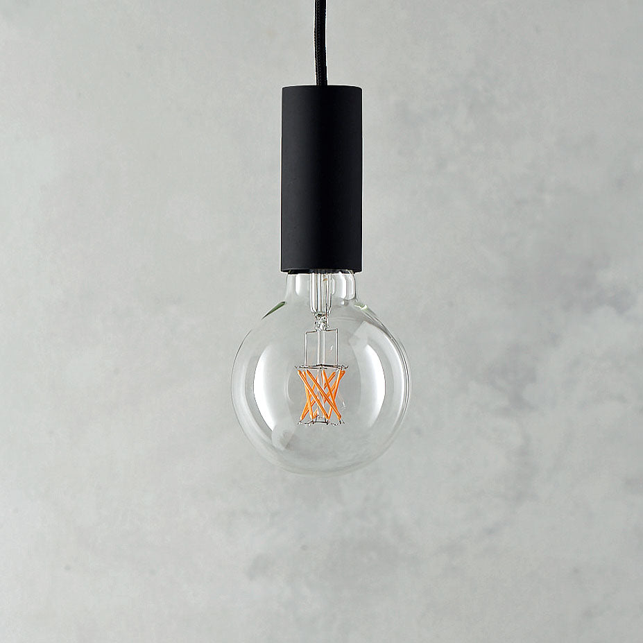 SPIN PENDANT LIGHT IN BLACK-Well Lit-South Charlotte Fine Lighting