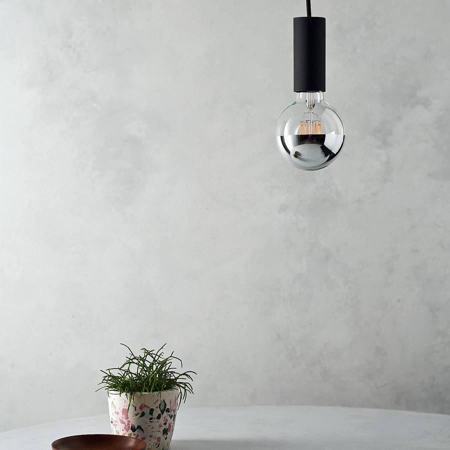 SPIN PENDANT LIGHT IN BLACK-Well Lit-South Charlotte Fine Lighting