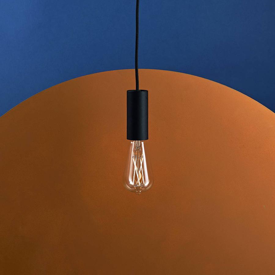 SPIN PENDANT LIGHT IN BLACK-Well Lit-South Charlotte Fine Lighting