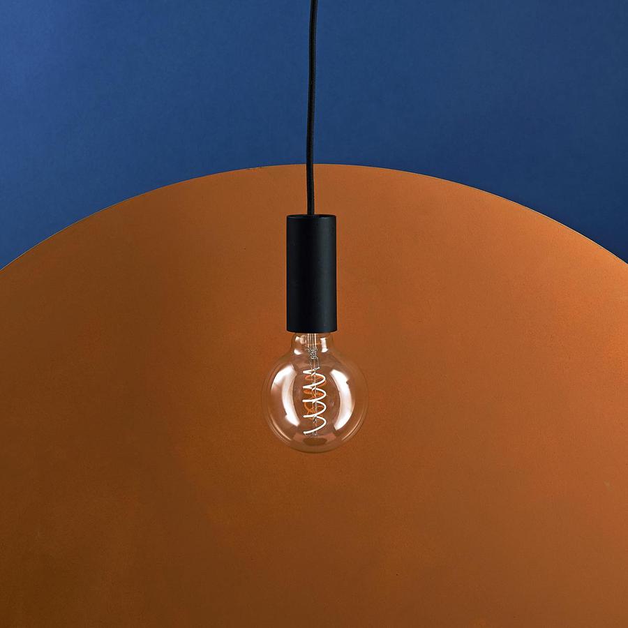 SPIN PENDANT LIGHT IN BLACK-Well Lit-South Charlotte Fine Lighting