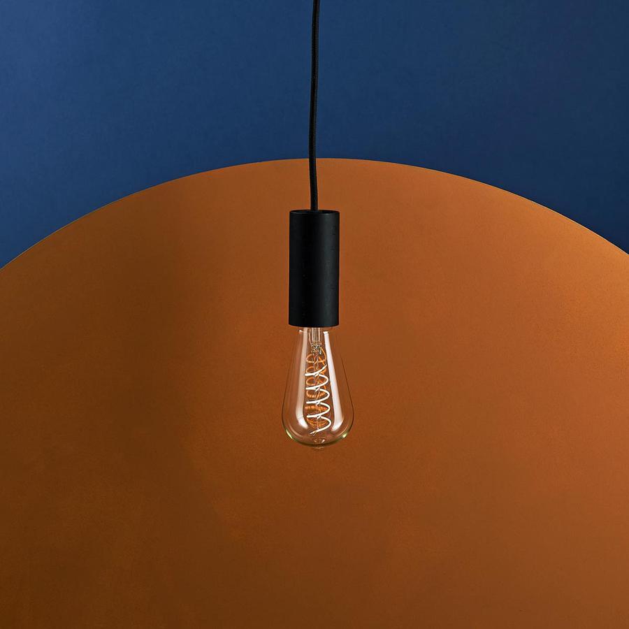 SPIN PENDANT LIGHT IN BLACK-Well Lit-South Charlotte Fine Lighting