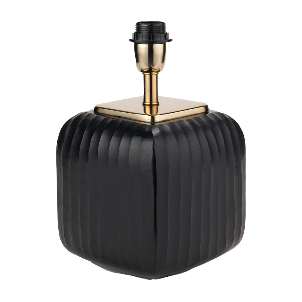 Black table lamp base sold by South Charlotte Fine Lighting