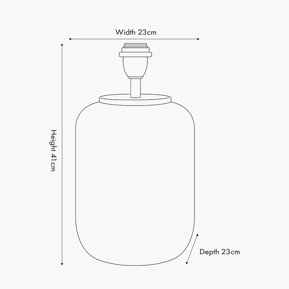 Sizes for Eva large glass table in black