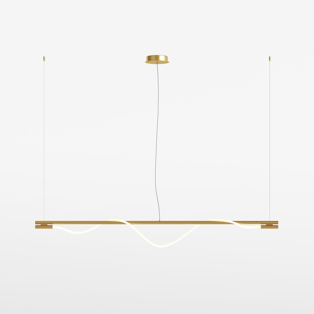 Tau Pendant Lamp With Gold Styling - Large-Maytoni-South Charlotte Fine Lighting