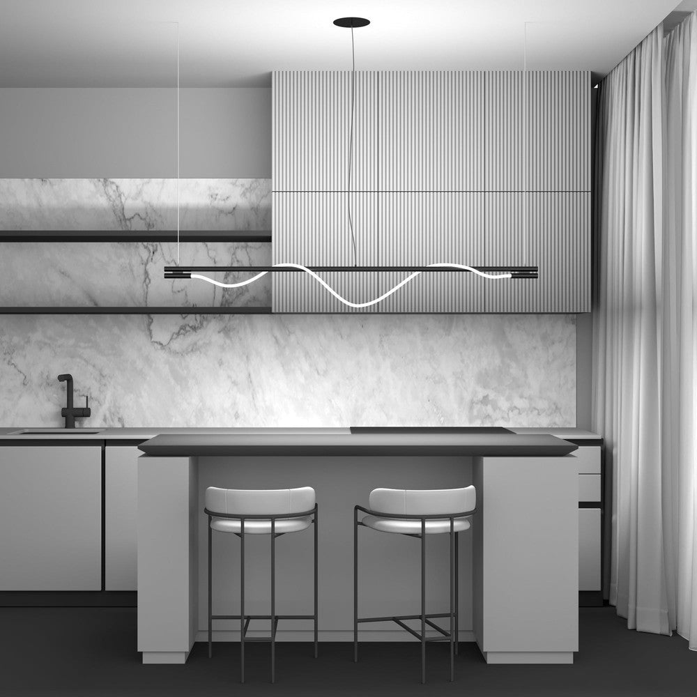 Tau Pendant Lamp With Gold Styling - Large-Maytoni-South Charlotte Fine Lighting