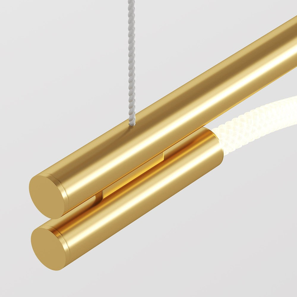Tau Pendant Lamp With Gold Styling - Large-Maytoni-South Charlotte Fine Lighting