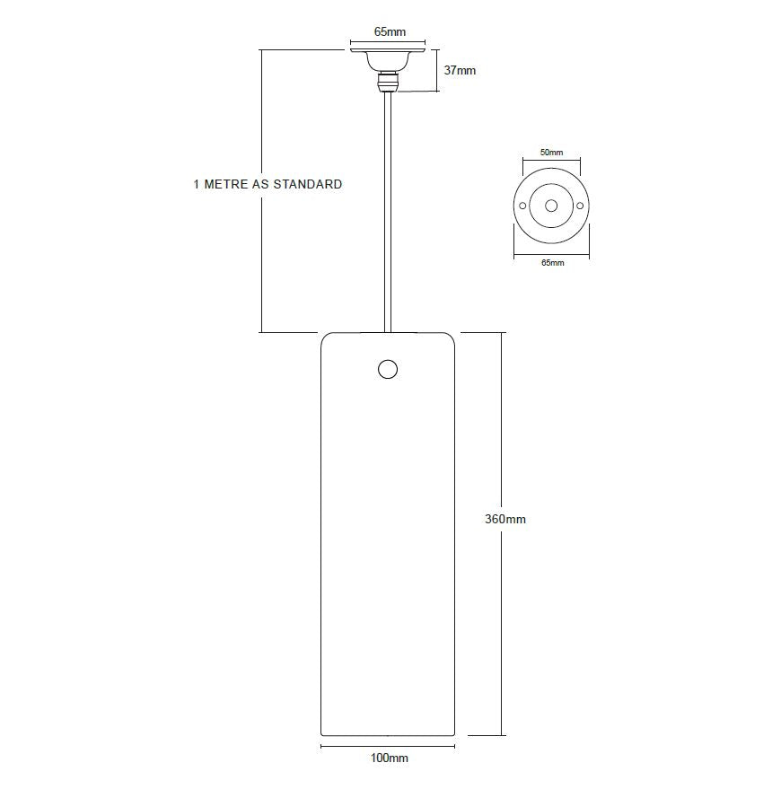 TEMPLE PENDANT MEDIUM RIBBED GLASS PENDANT LIGHT-Leverint-South Charlotte Fine Lighting