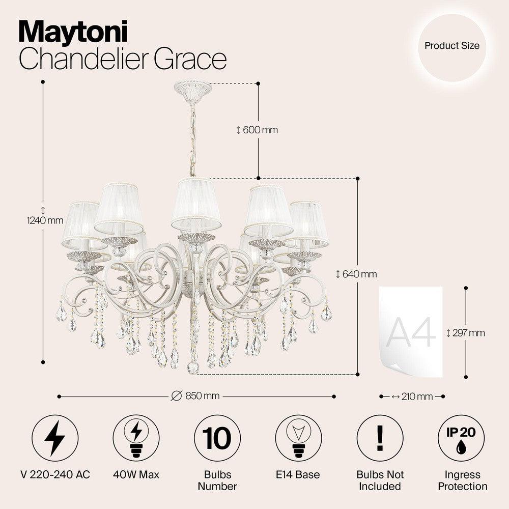 Grace Chandelier Large-Maytoni-South Charlotte Fine Lighting