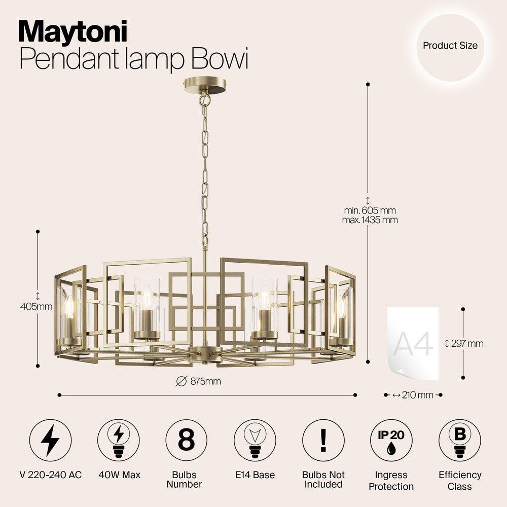 Bowi Pendant Lamp-Maytoni-South Charlotte Fine Lighting