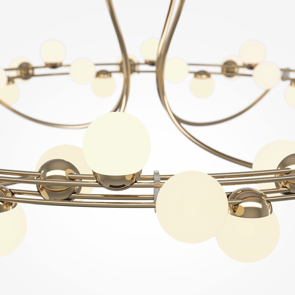 Tessara Ceiling Lamp With Gold Styling - Large-Maytoni-South Charlotte Fine Lighting