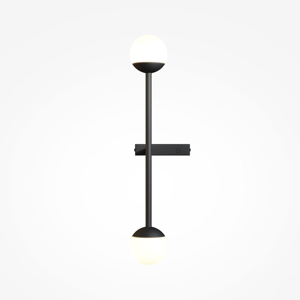 Touch Wall Lamp In Black-Maytoni-South Charlotte Fine Lighting