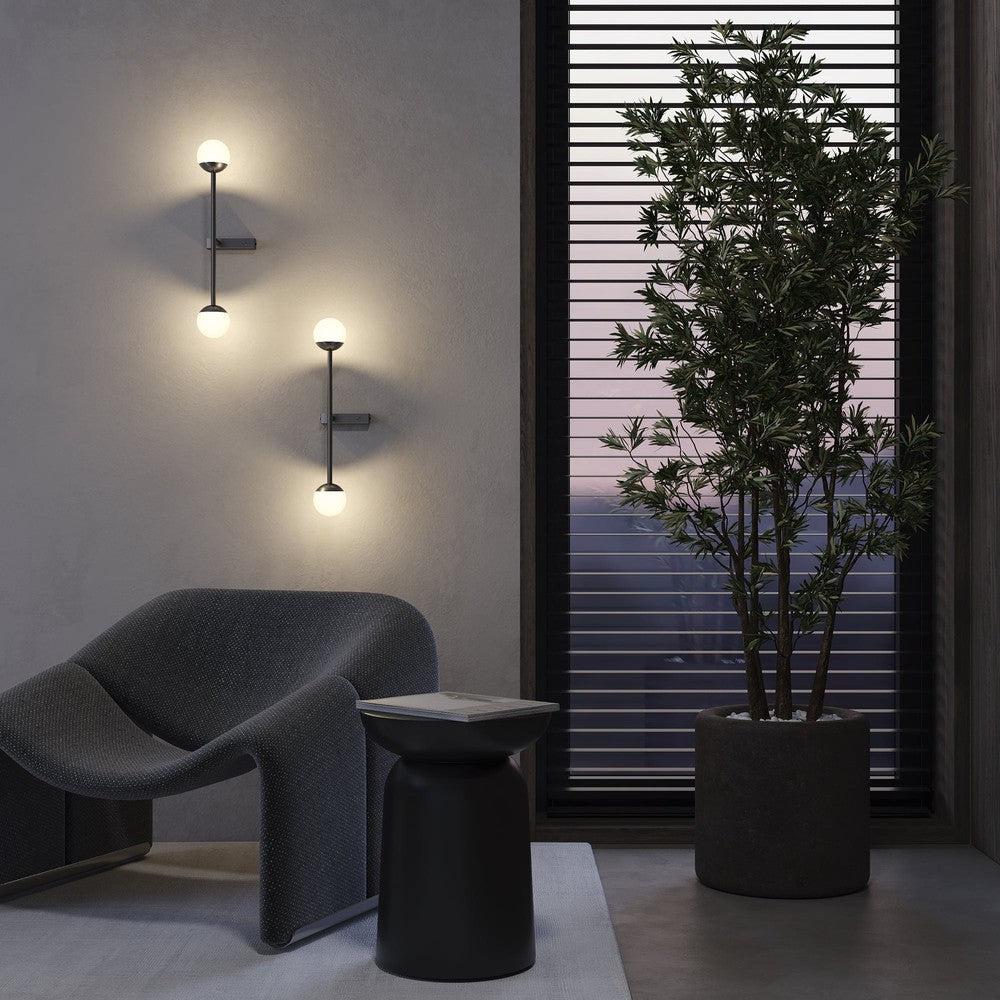 Touch Wall Lamp In Black-Maytoni-South Charlotte Fine Lighting