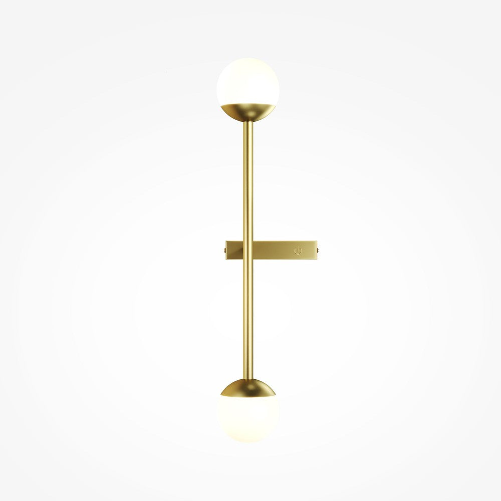 Touch Wall Lamp With Brass Styling-Maytoni-South Charlotte Fine Lighting