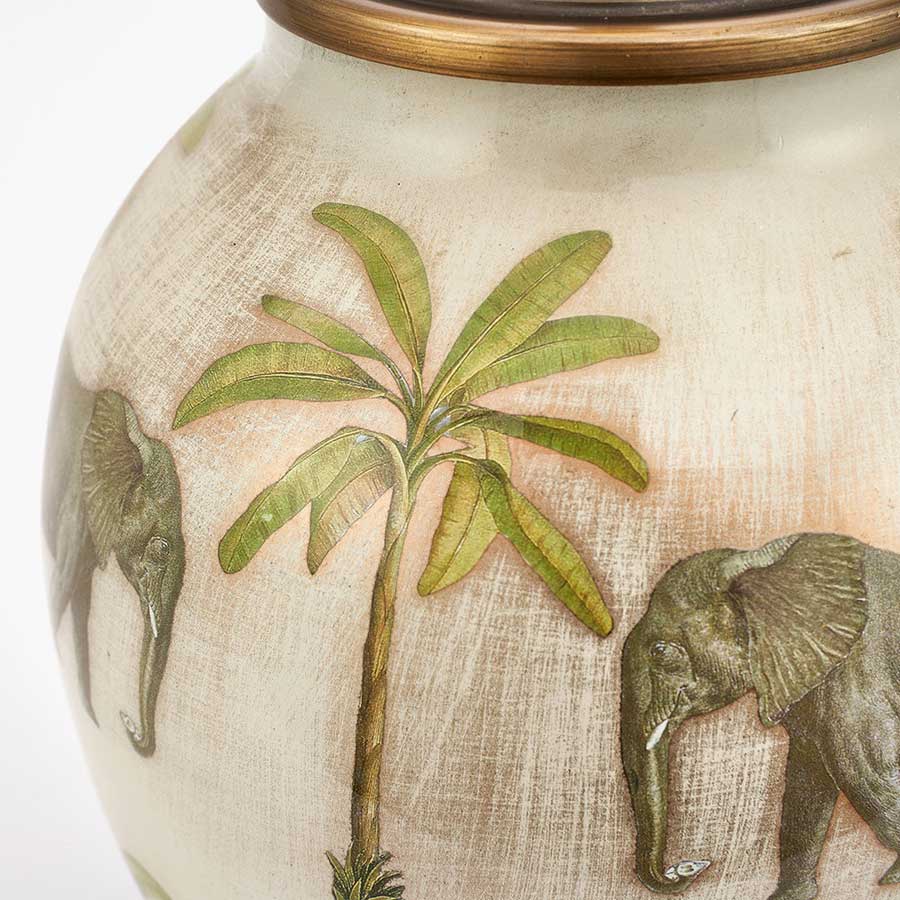 Safari Table Lamp Base (Medium)-Jenny Worrall-South Charlotte Fine Lighting