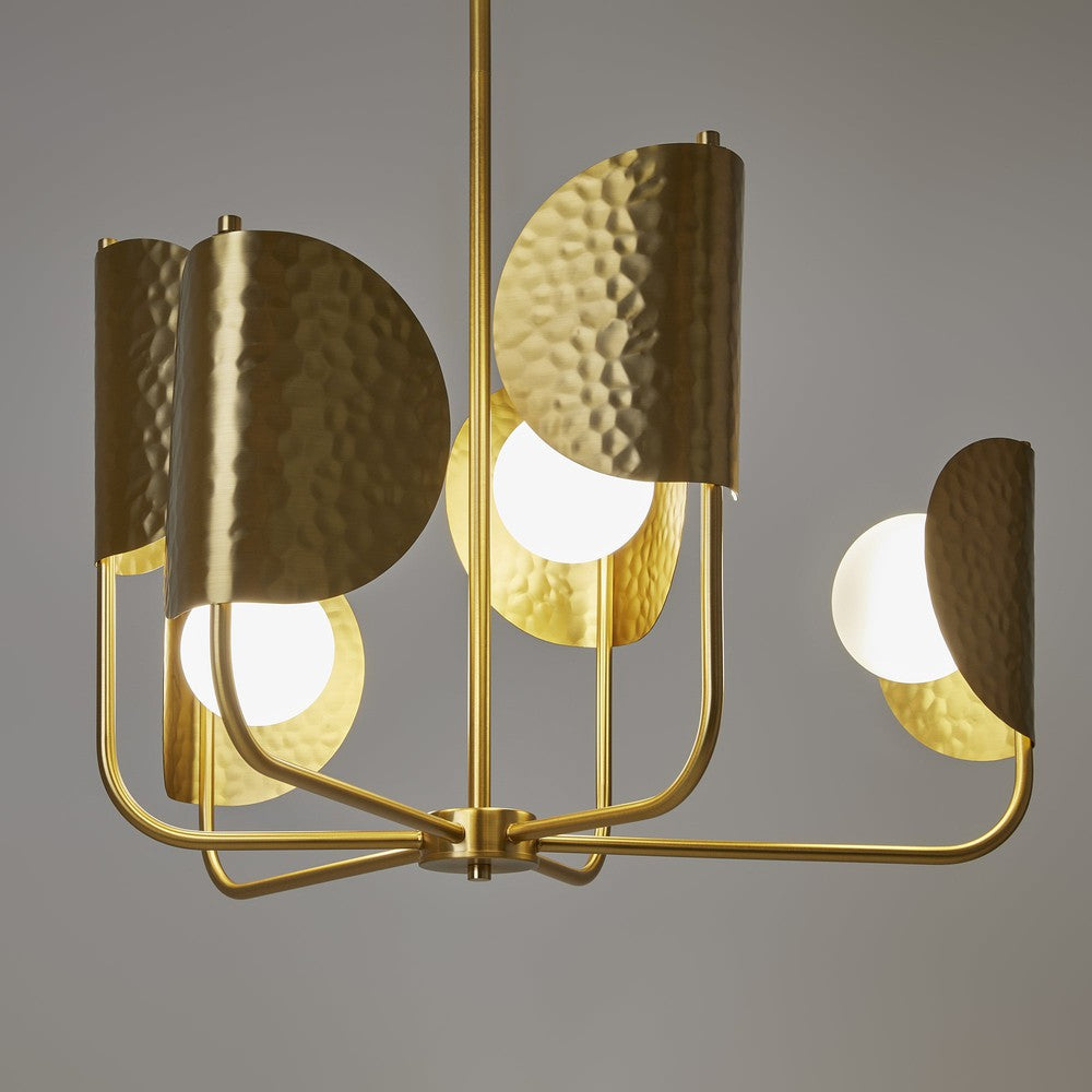 Tropic Chandelier With Brass Styling-Maytoni-South Charlotte Fine Lighting
