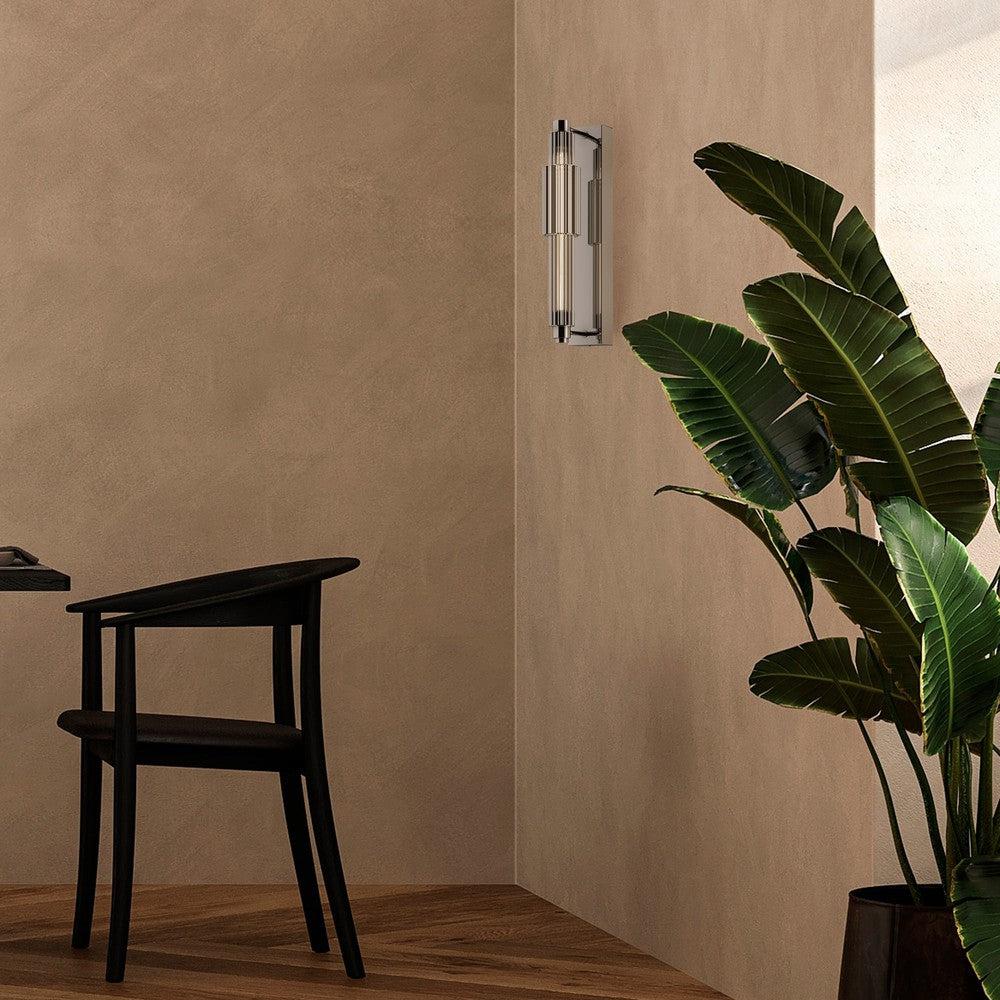 Verticale Wall Lamp With Chrome Styling Dark-Maytoni-South Charlotte Fine Lighting