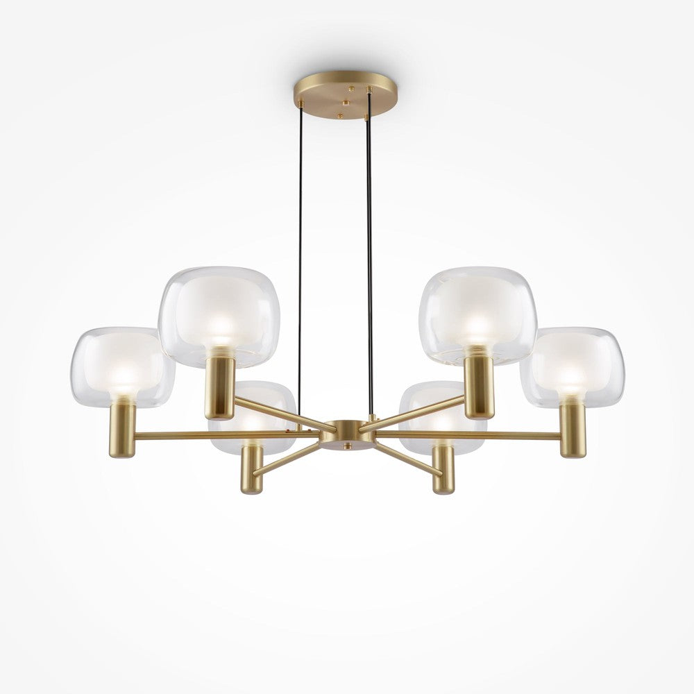 Vision Chandelier With Gold Styling-Maytoni-South Charlotte Fine Lighting