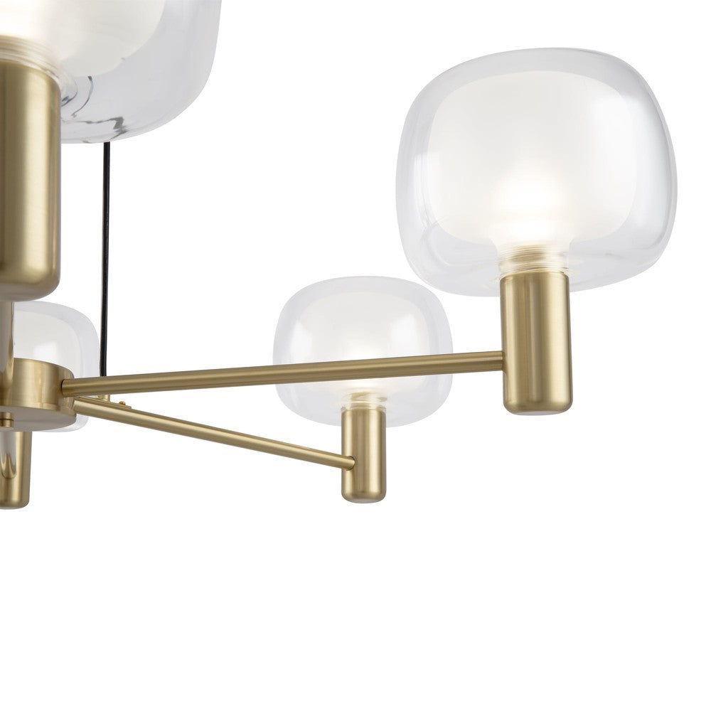 Vision Chandelier With Gold Styling-Maytoni-South Charlotte Fine Lighting