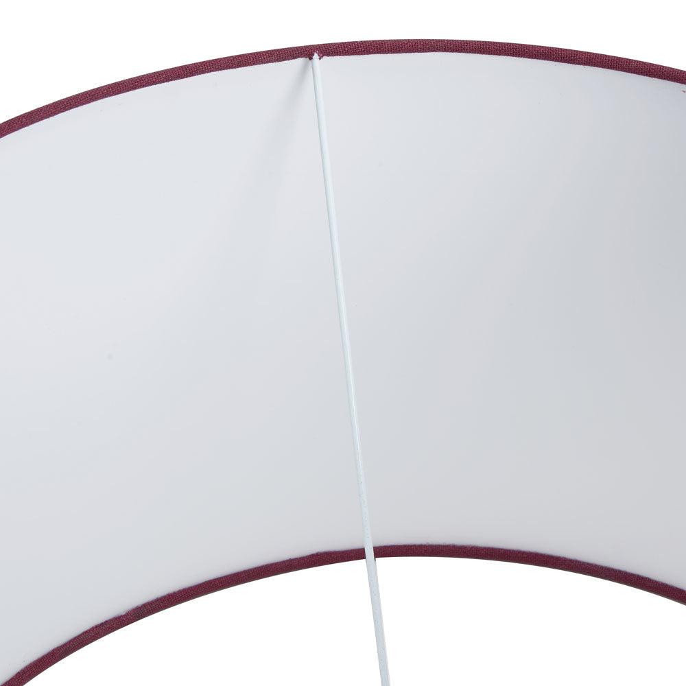 Winston mulberry lampshade with white lining