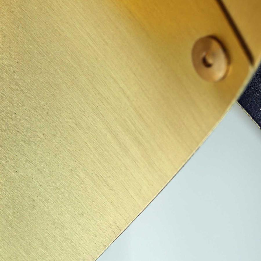 ARC SINGLE PENDANT LIGHT IN BLUE AND BRUSHED BRASS-Arcform-South Charlotte Fine Lighting