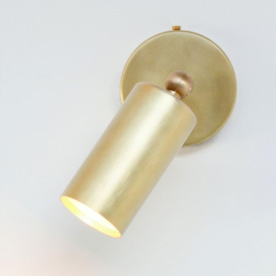 VIDERE WALL LIGHT IN BRUSHED BRASS-Arcform-South Charlotte Fine Lighting