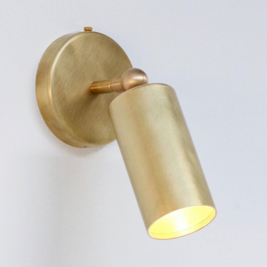 VIDERE WALL LIGHT IN BRUSHED BRASS-Arcform-South Charlotte Fine Lighting