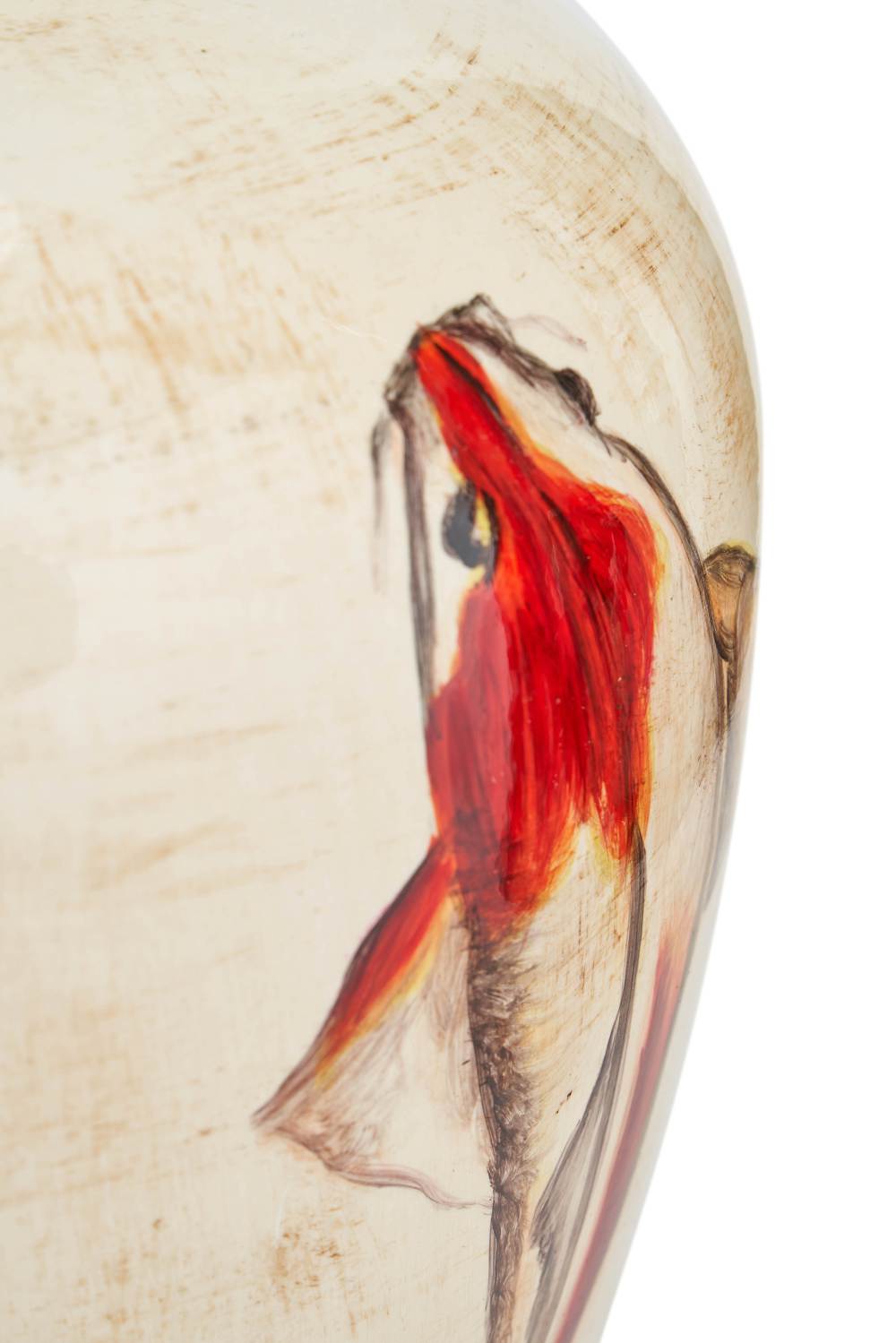 Emerayn Koi Natural Ceramic Table Lamp Base