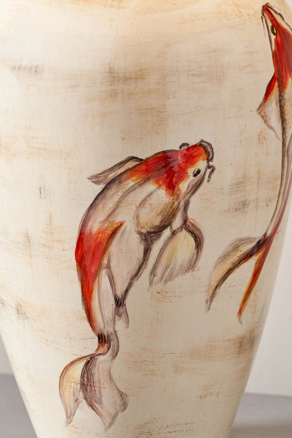 Emerayn Koi Natural Ceramic Table Lamp Base