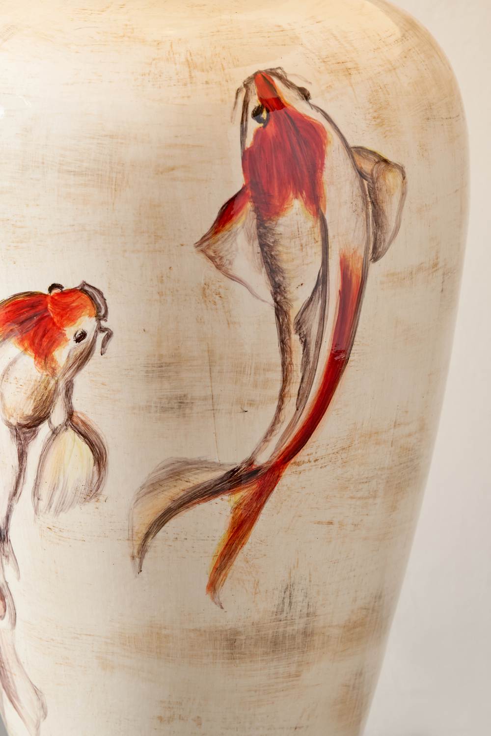 Emerayn Koi Natural Ceramic Table Lamp Base