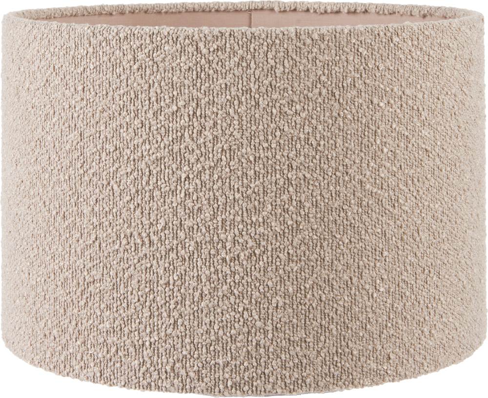 Rouen 45cm Taupe Boucle Cylinder Lampshade