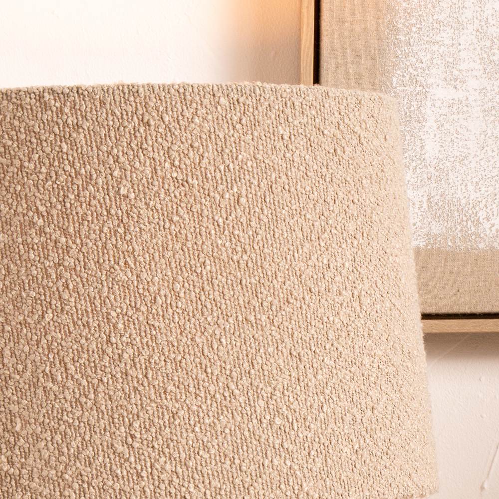 Martigues 45cm Taupe Boucle Tapered Lampshade