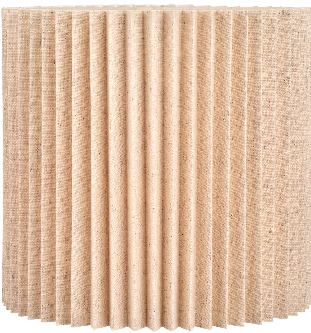 Callista 35cm Natural Linen Hard Pleat Lampshade