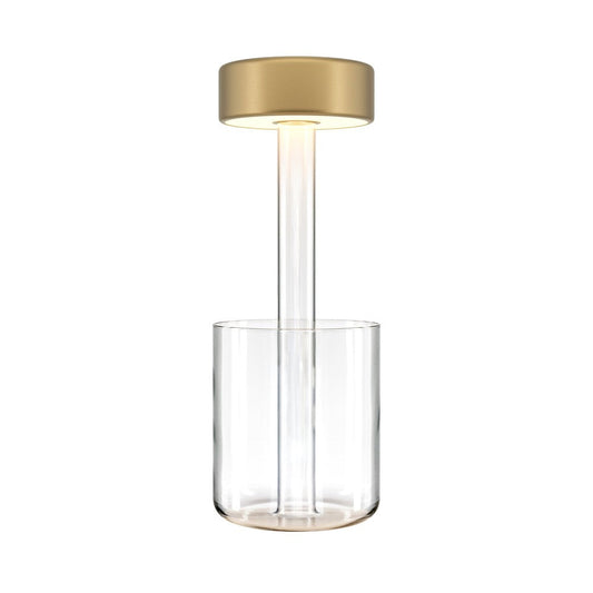 AI Collaboration Table Lamp With Gold And Clear Styling-Maytoni-South Charlotte Fine Lighting