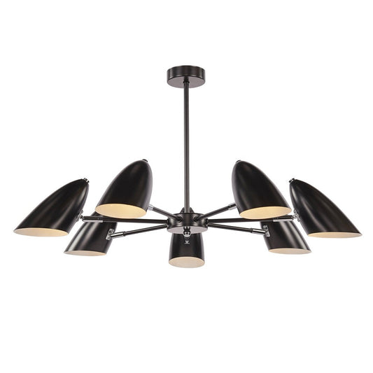 Aida Chandelier In Black-Maytoni-South Charlotte Fine Lighting