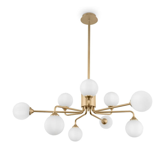 Alexis Chandelier With Matte Gold Styling - Large-Maytoni-South Charlotte Fine Lighting