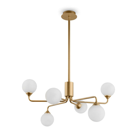 Alexis Chandelier With Matte Gold Styling - Medium-Maytoni-South Charlotte Fine Lighting