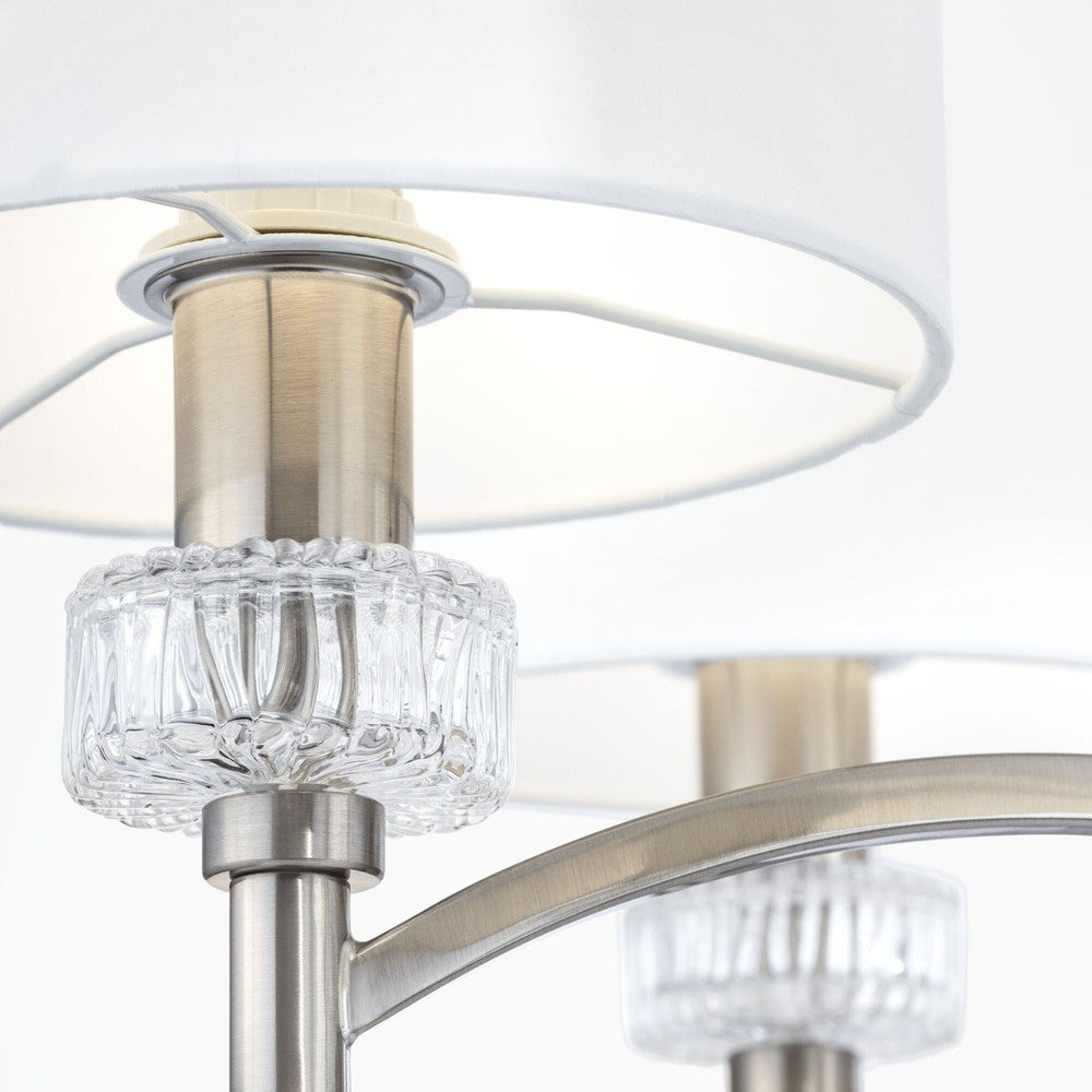 Alicante Chandelier With Nickel Styling-Maytoni-South Charlotte Fine Lighting