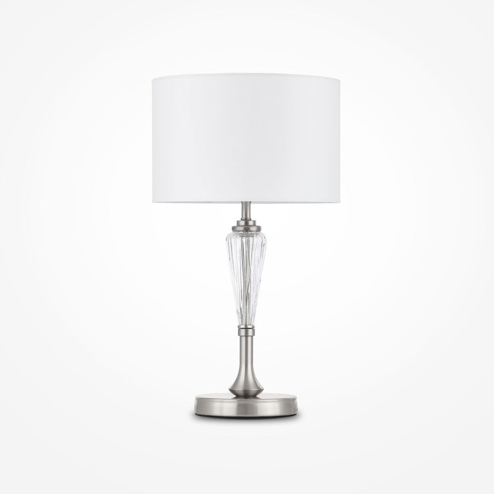 Alicante Table Lamp With Nickel Styling-Maytoni-South Charlotte Fine Lighting