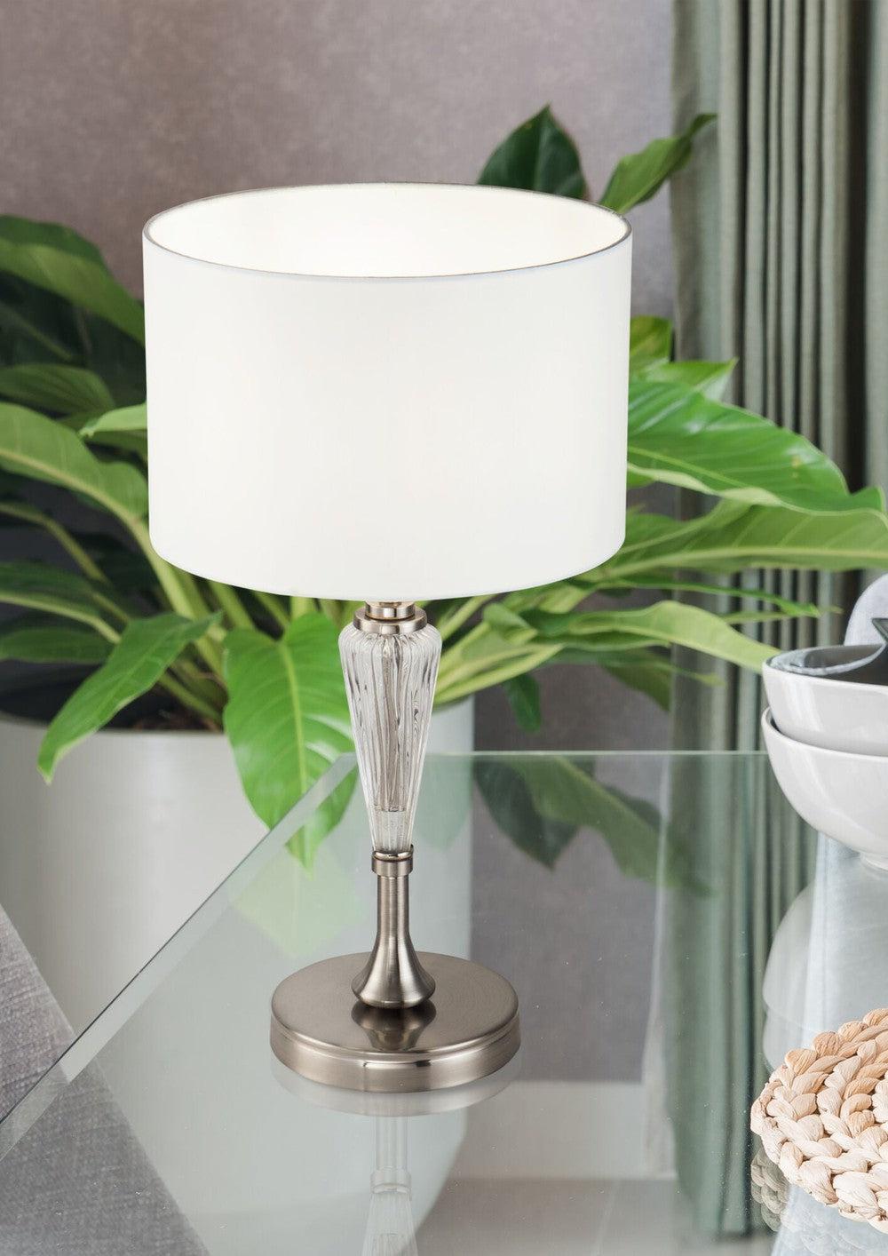 Alicante Table Lamp With Nickel Styling-Maytoni-South Charlotte Fine Lighting